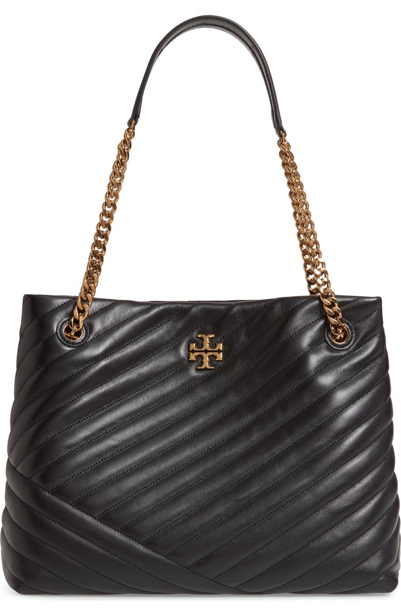 Tory Burch Kira Chevron Quilted Leather Tote, Main, color,