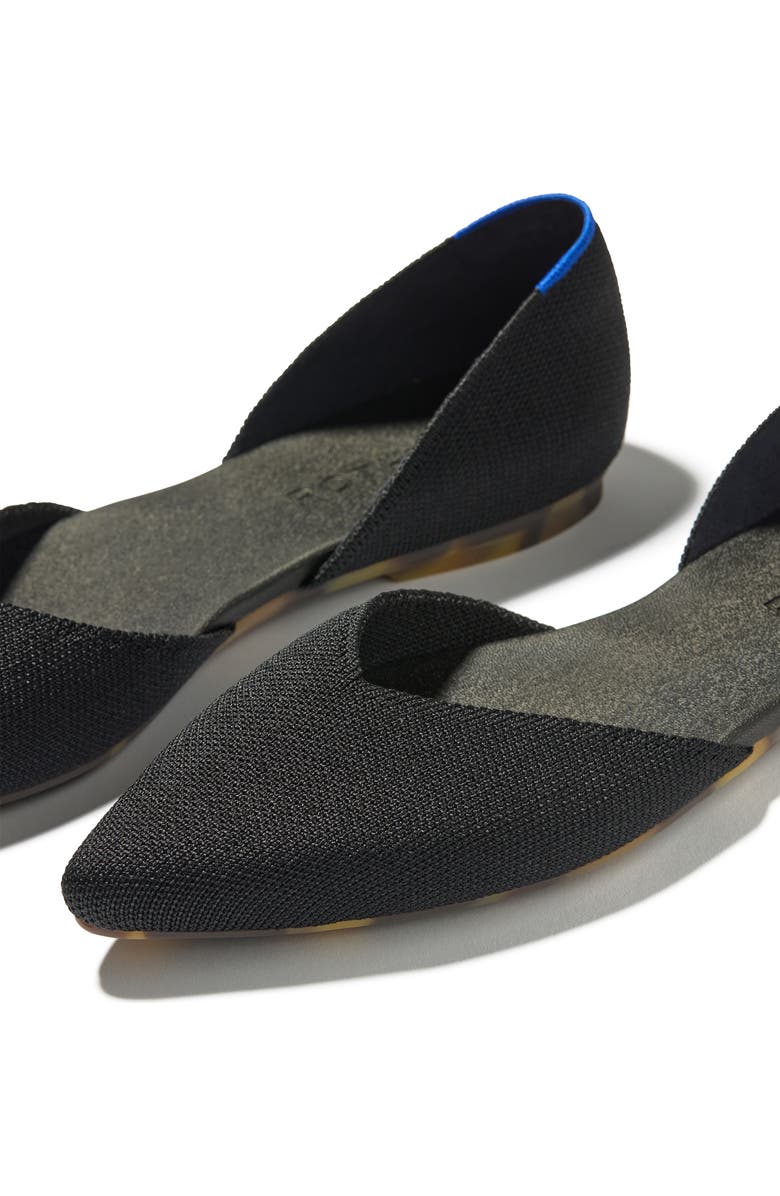 Rothy's The d'Orsay Flat, Alternate, color, Black
