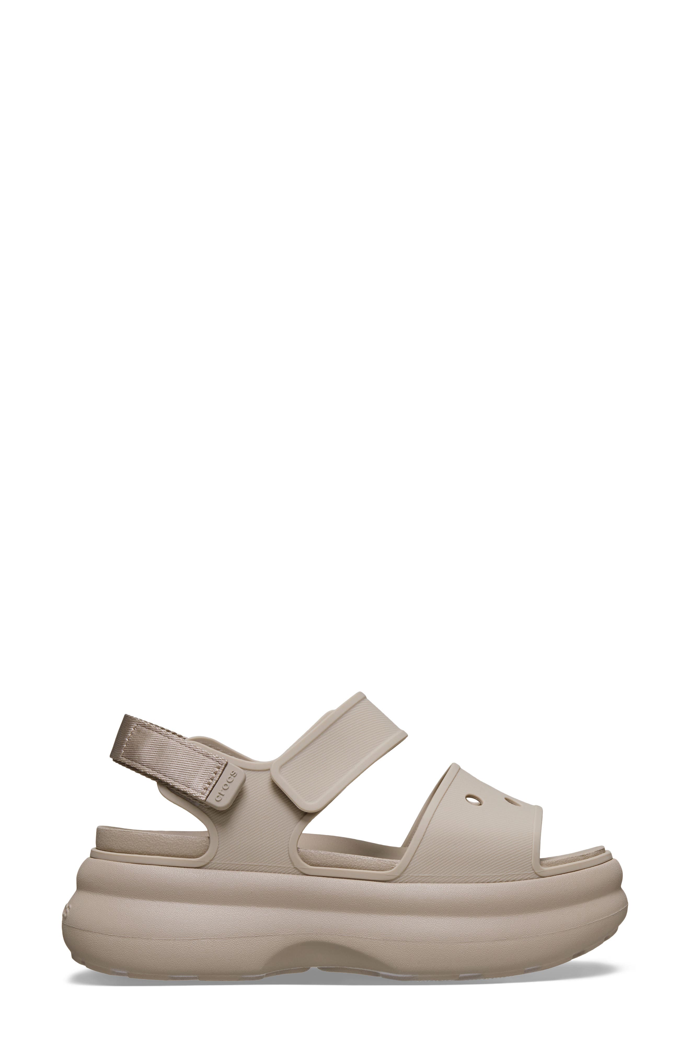 CROCS Soho Platform Sandal, Alternate, color, Brown