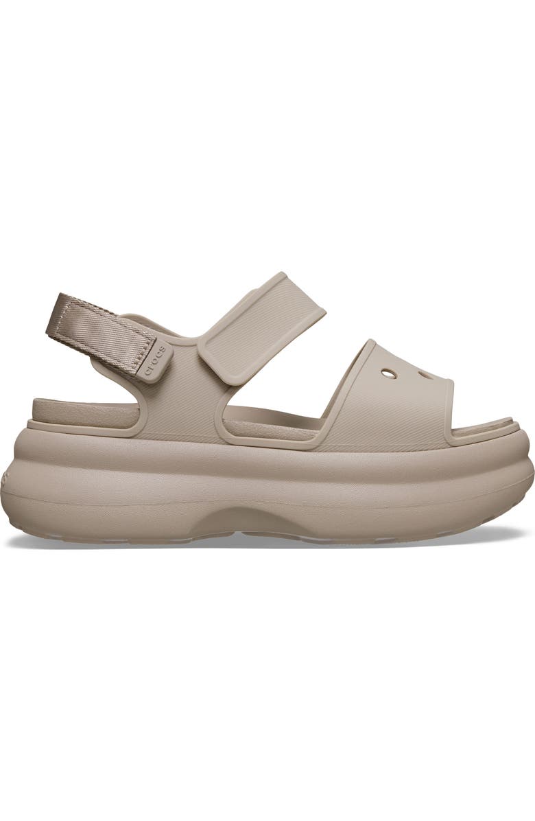 CROCS Soho Platform Sandal, Alternate, color, Brown