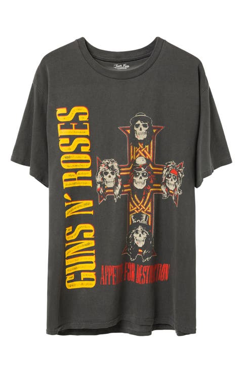 GNR Cross Cotton Graphic T-Shirt