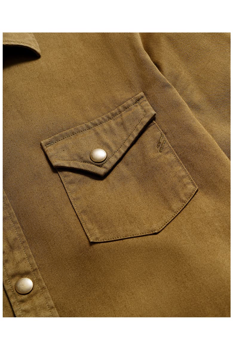 Shoals Organic Cotton Twill Shirt, Alternate, color, SLATE GREEN