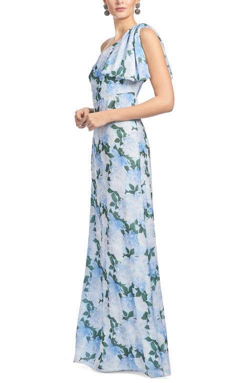 Sachin & Babi Chelsea Gown In Glacial Peonies