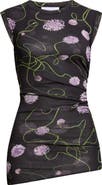 Stella McCartney Twisted Floral Mesh Top