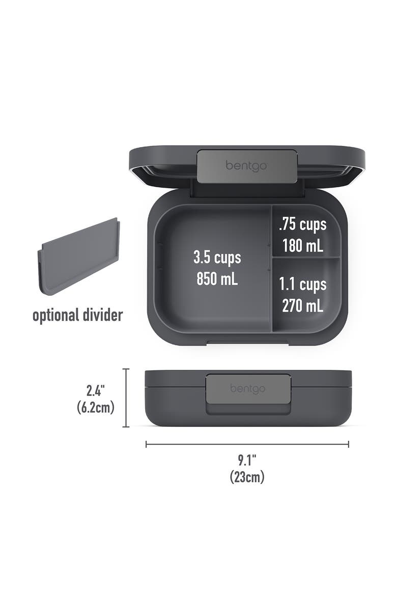 BENTGO Leak-Proof Lunch Box, Alternate, color, Dark Grey