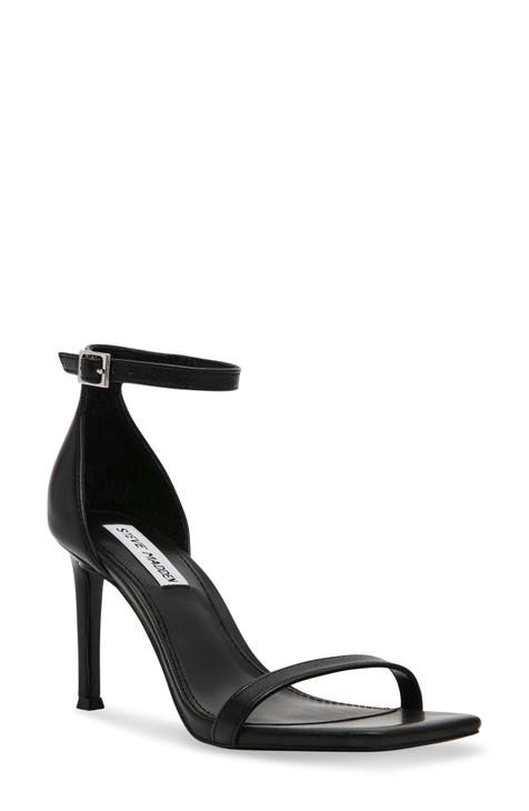 Black fashion heels not too high