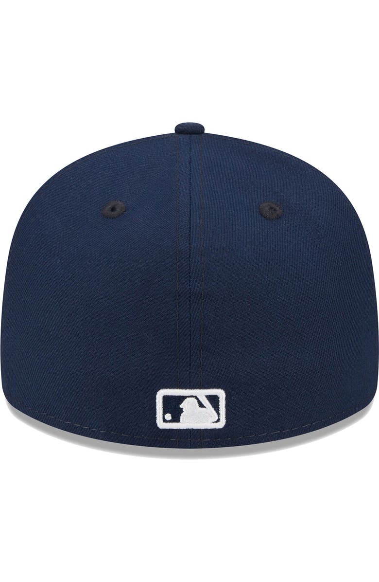 New Era Men's New Era Navy Toronto Blue Jays Oceanside Low Profile 59FIFTY Fitted Hat, Alternate, color, 
