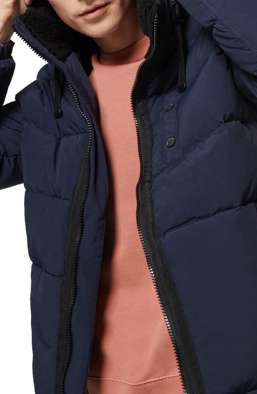 MARC NEW YORK MARC NEW YORK HUBBLE FAUX FUR COLLAR WATER RESISTANT PUFFER COAT 