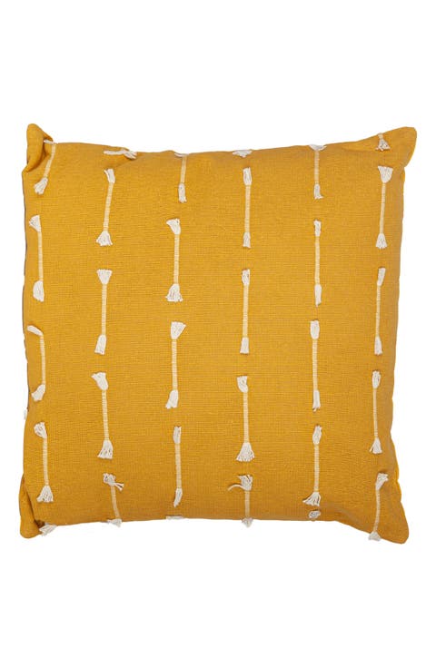 Fringe Cotton Pillow