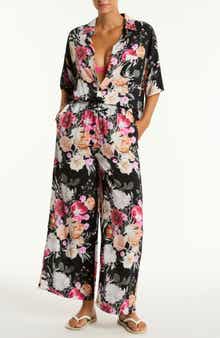 Sea Level Belle Aloha Cover-Up Shirt