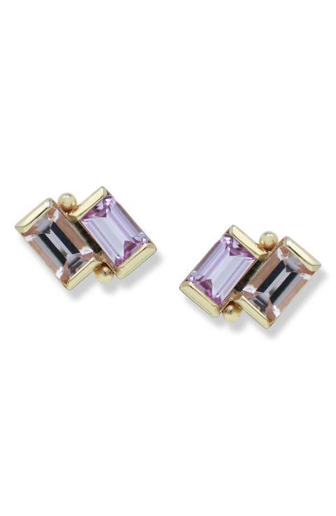 Cléo Deux Carré Stud Earrings