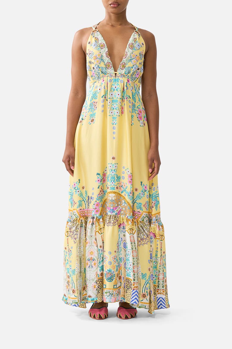 Tiered Dress With Hardware, Main, color, Barcelona Bebé