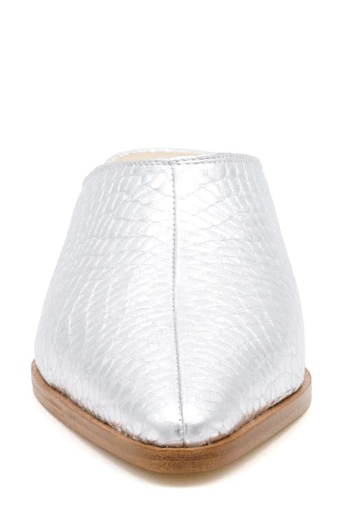 Amalfi By Rangoni Pensiero Pointed Toe Mule In Argenta Alabama