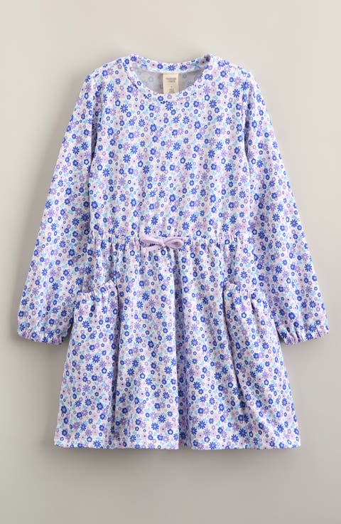 Kids' Easy Pocket Long Sleeve Dress