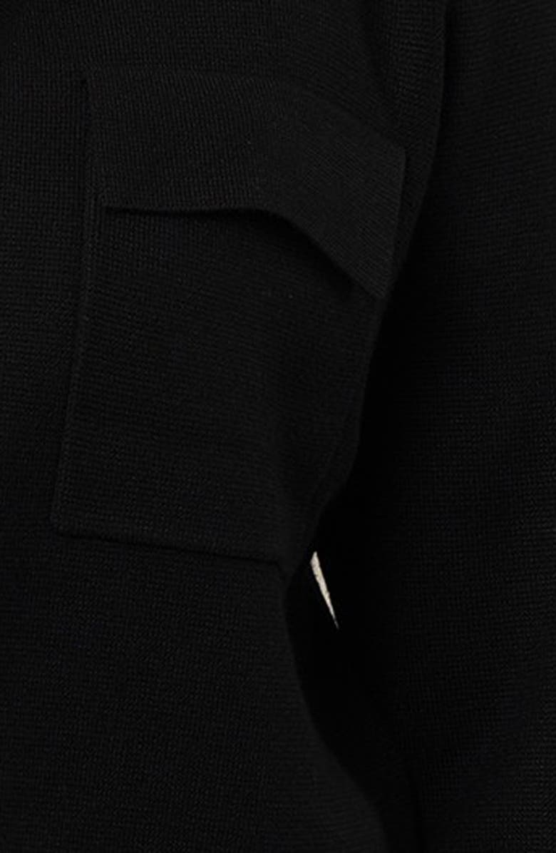 CYRUS Open Front Knit Cardigan, Alternate, color, Black