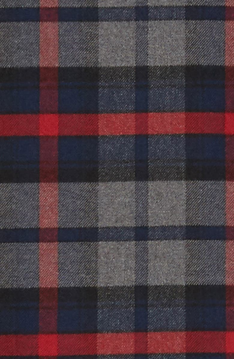 NORDSTROM MEN'S SHOP Trim Fit Plaid Flannel Button-Up Shirt, Alternate, color,