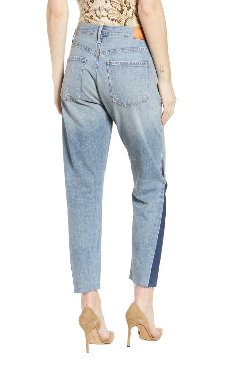 Citizens of Humanity Liya Ripped Shadow Detail Raw Hem Jeans, Alternate, color, 