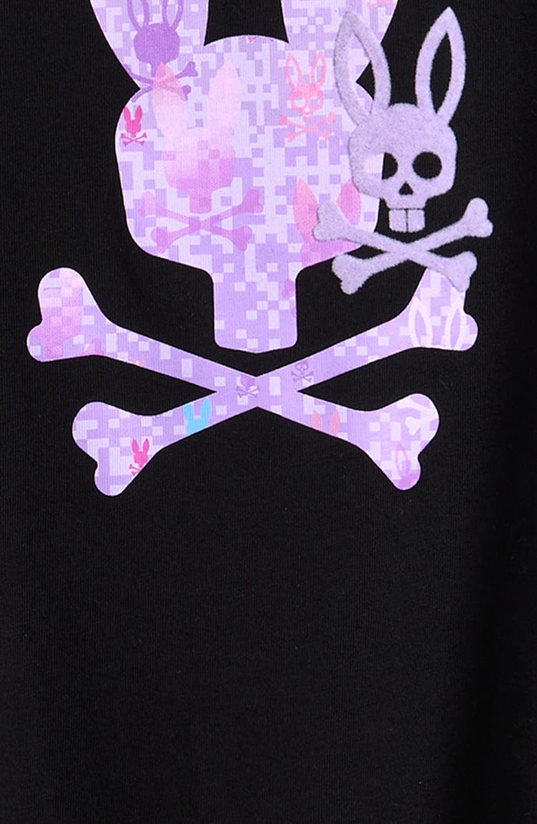 Psycho Bunny Kids' Van Graphic Cotton T-Shirt, Alternate, color, Black