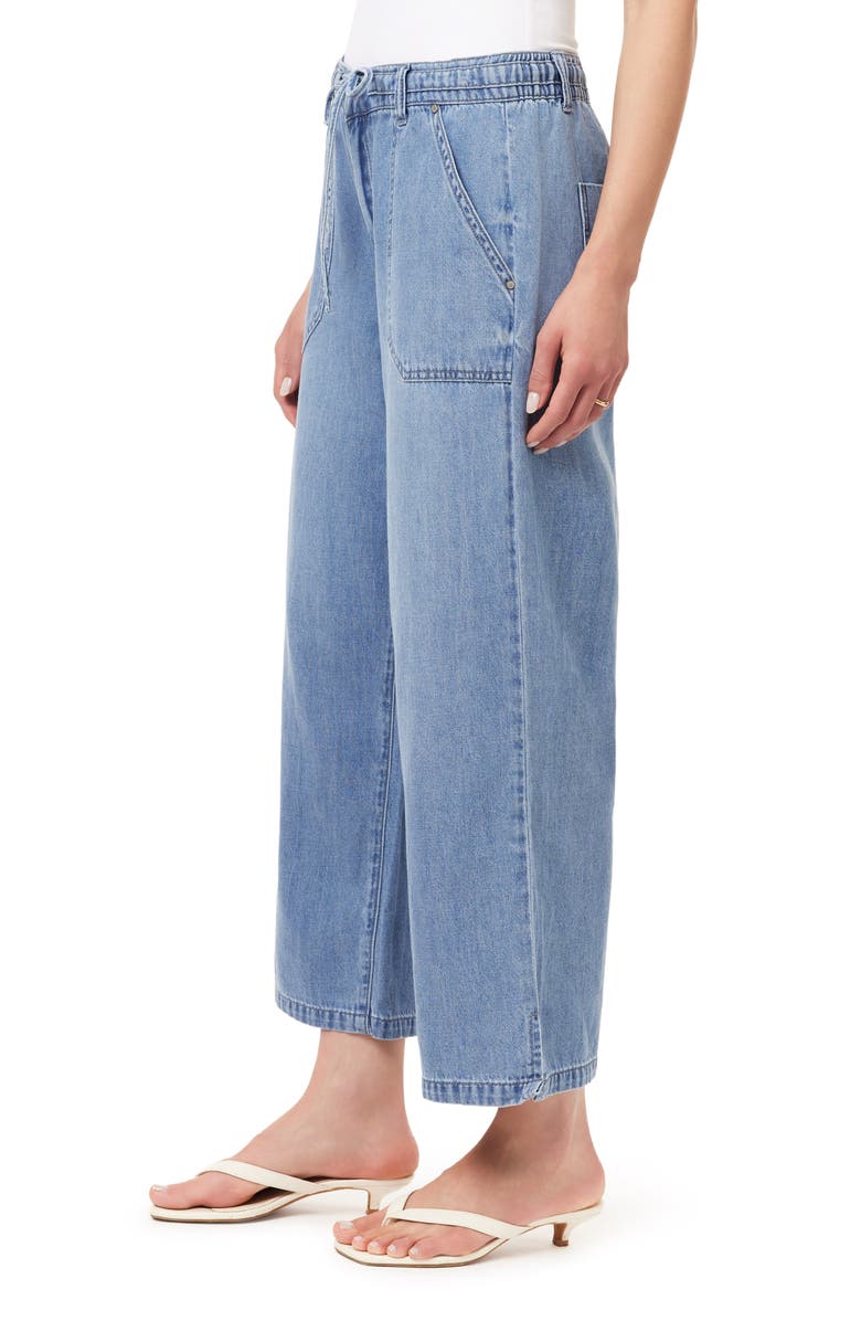 Kensie Drawstring Wide Leg Jeans, Alternate, color, Morgan