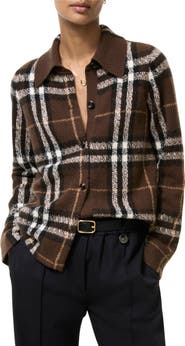 Burberry Check Cashmere Overshirt