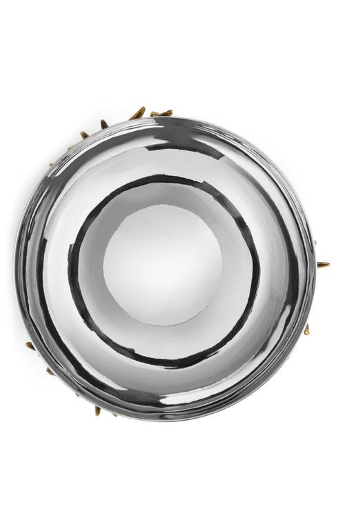 Michael Aram Palm Nut Dish In Silver