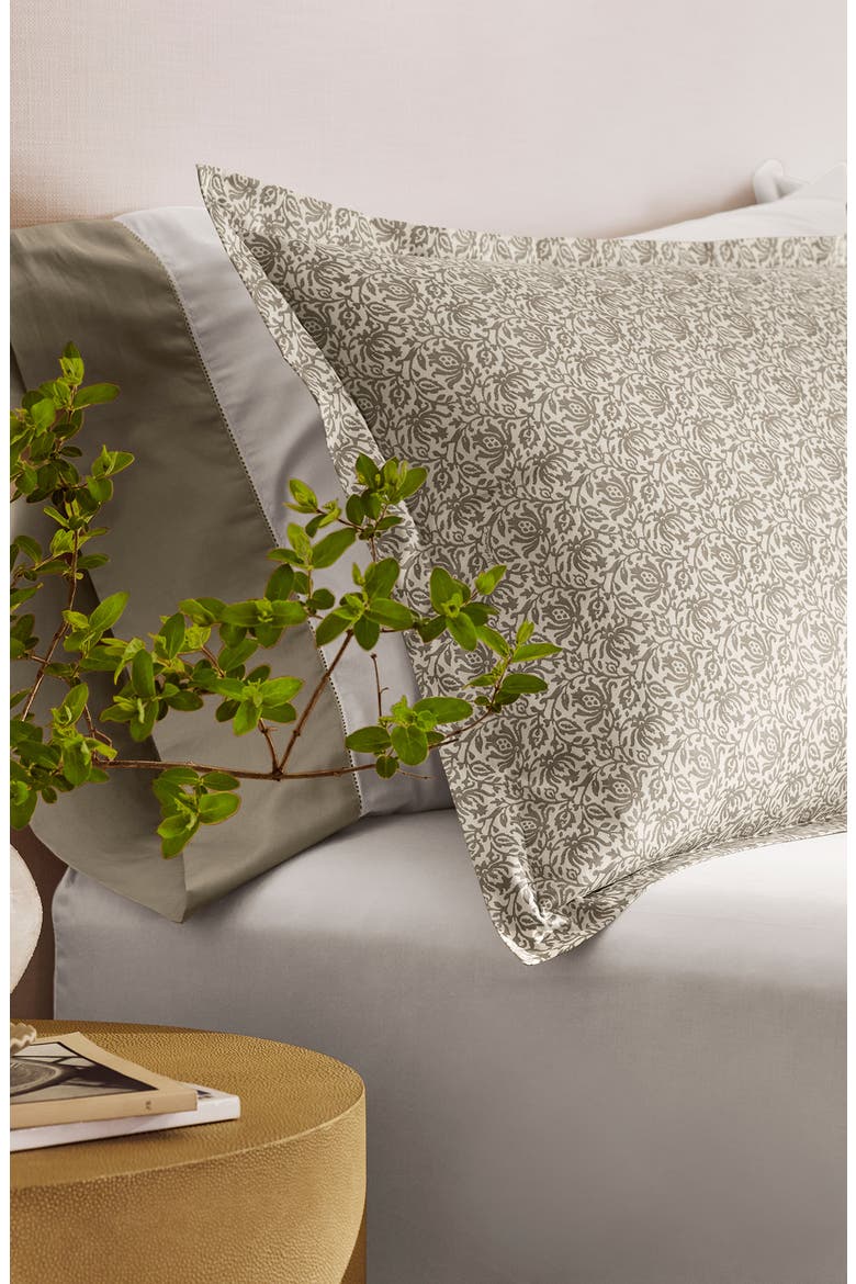 Signature Cotton Bloom Duvet Set, Alternate, color, WHITE/ OAK