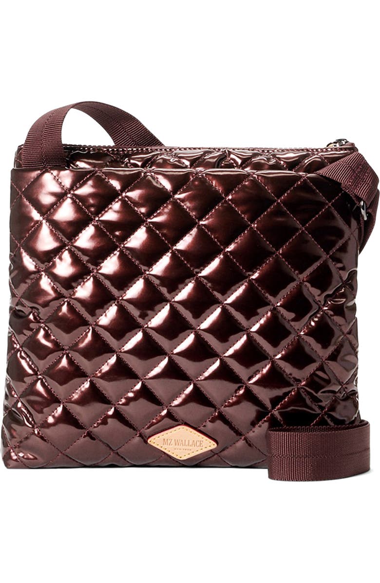 MZ Wallace Metro Flat Quilted Nylon Crossbody Bag, Alternate, color,