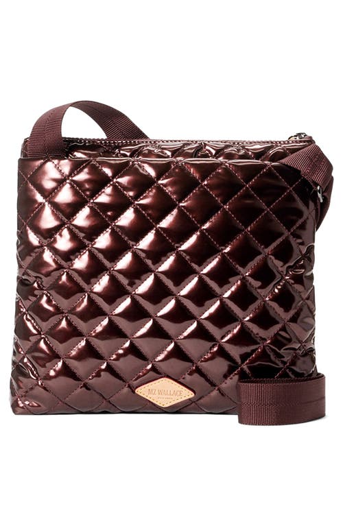 Mz Wallace Metro Flat Quilted Nylon Crossbody Bag