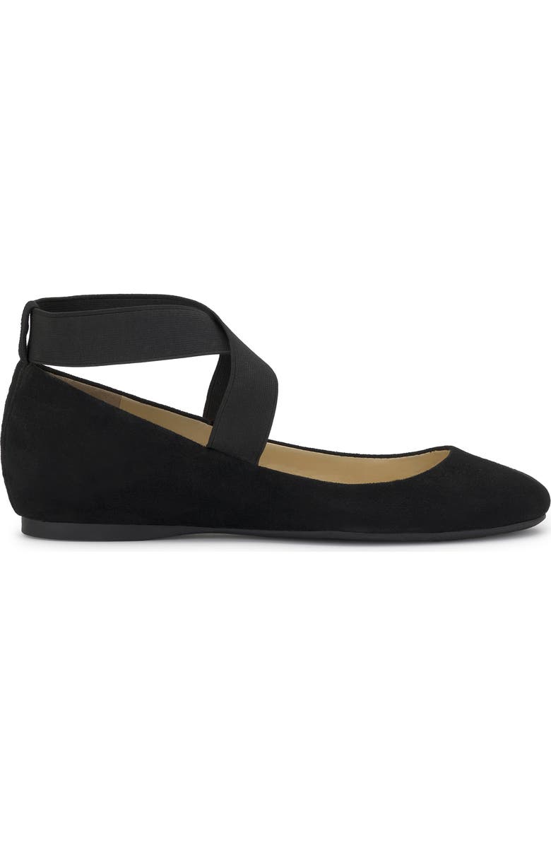 Jessica Simpson Mandayss Ankle Strap Ballet Flat, Alternate, color, Black 02