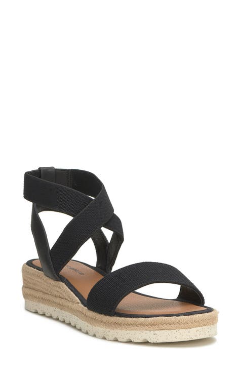 Low espadrille sandals on sale