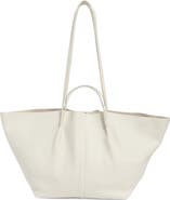 AllSaints Odette East/West Leather Tote Bag