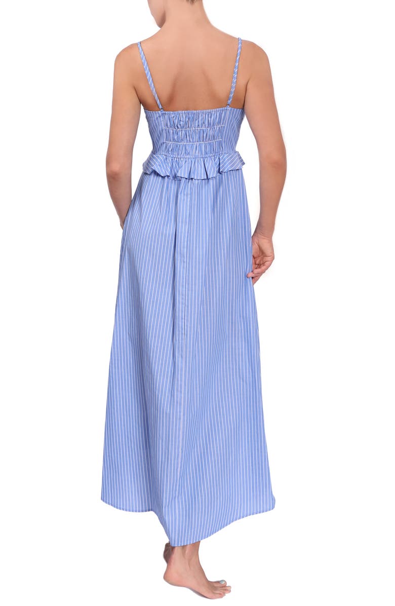 Everyday Ritual Sofia Ruffle Empire Waist Nightgown, Alternate, color, 