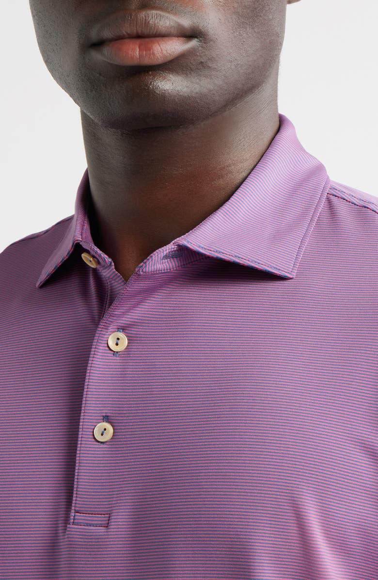 Peter Millar Jubilee Performance Jersey Polo, Alternate, color, Blue Haze
