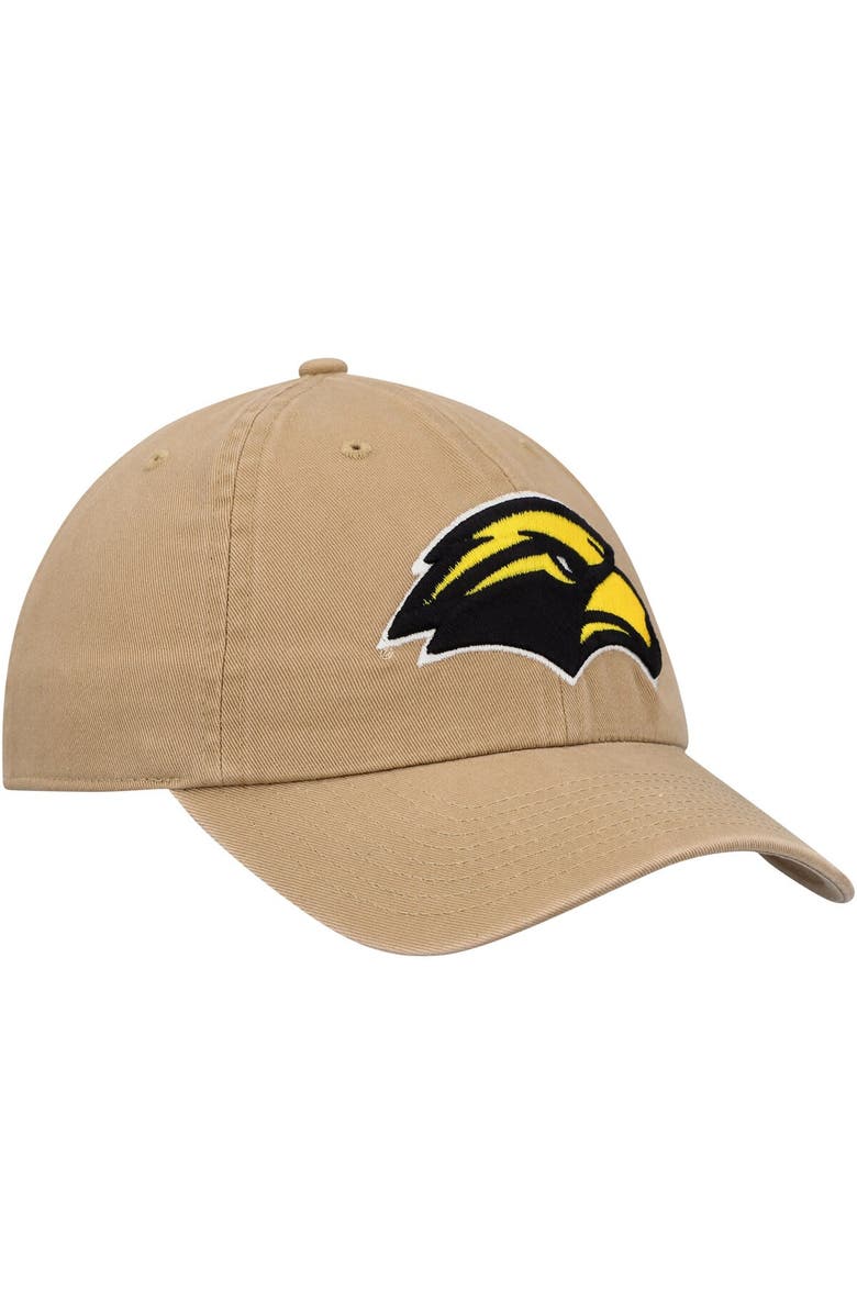 '47 Men's '47 Khaki Southern Miss Golden Eagles Clean Up Adjustable Hat, Alternate, color, Khaki