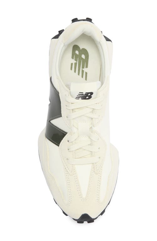 New Balance 327 Patent Sneaker In White