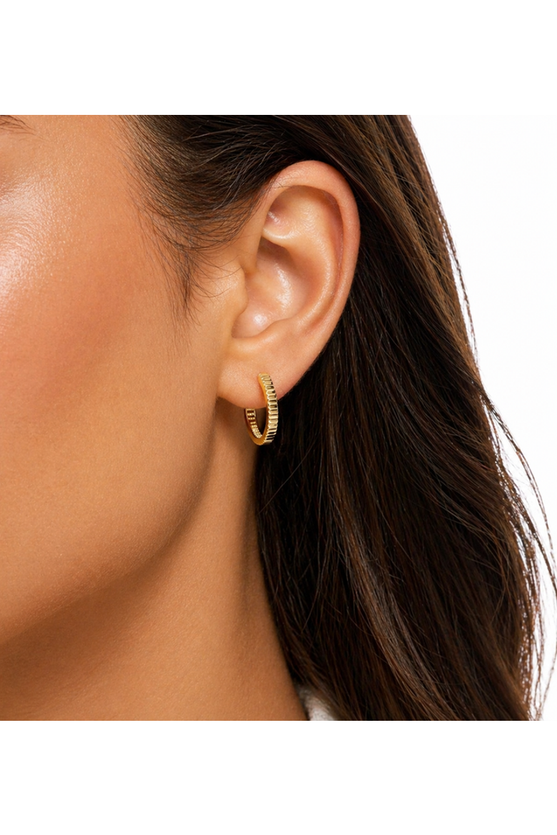 Golden Halo Hoops 2mm, Alternate, color, Yellow Gold