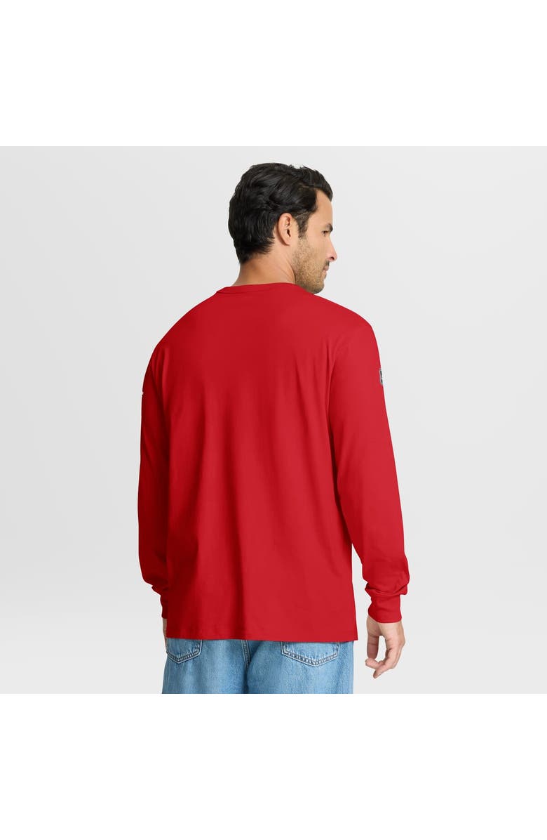 FANATICS Men's Fanatics Red New York Rangers Authentic Pro Property Of Practice Long Sleeve T-Shirt, Alternate, color, Red