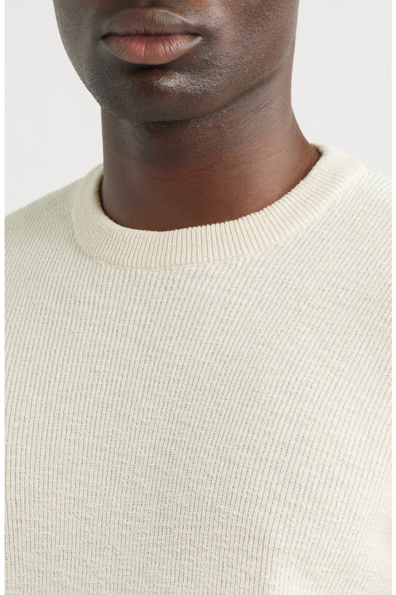 Cotton Blend Sweater, Alternate, color, ALMOND MILK