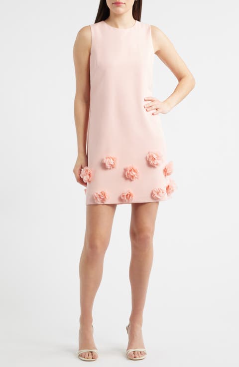 Rosette Shift Dress