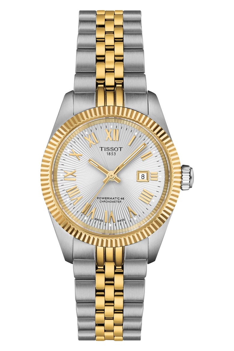 Ballade COSC Automatic Bracelet Watch, 30mm, Main, color, GRAY