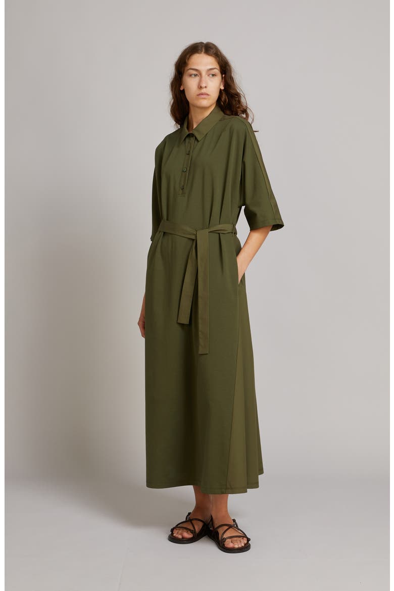 Albero Jersey Maxi Dress, Alternate, color, MOSS GREEN