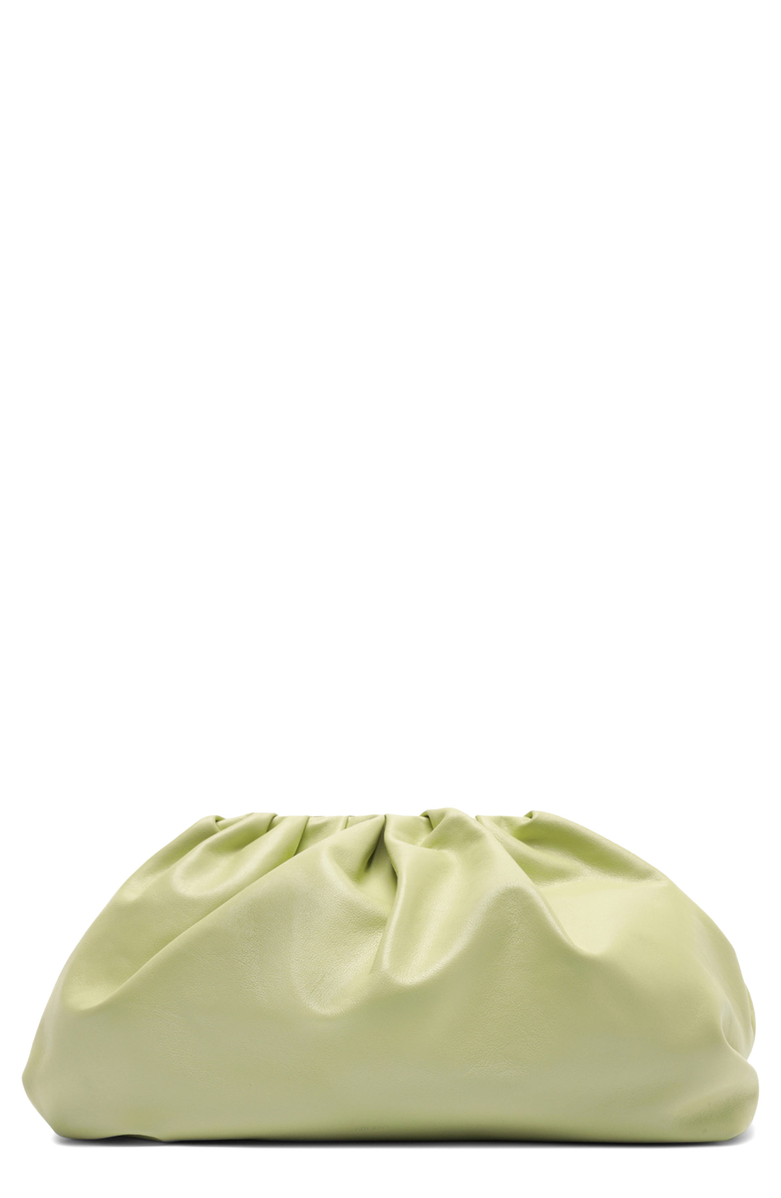 Arezzo Elizabeth Small Leather Clutch, Main, color, 