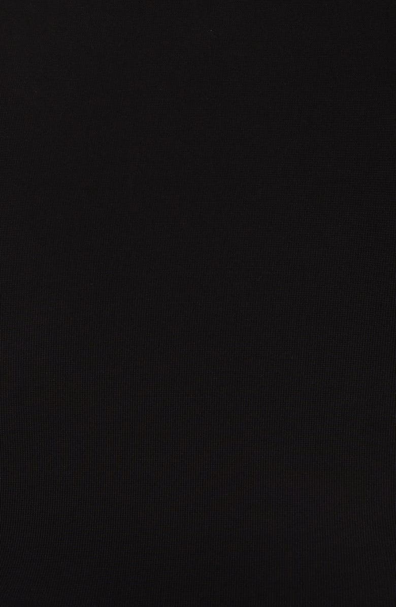 TOM FORD Zip Detail Long Sleeve Jersey Midi Dress, Alternate, color, 