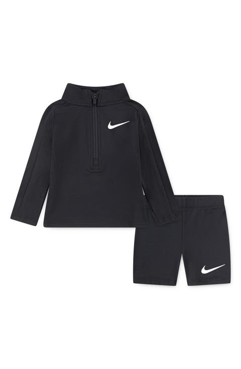 Quarter Zip Pullover & Shorts Set (Baby)