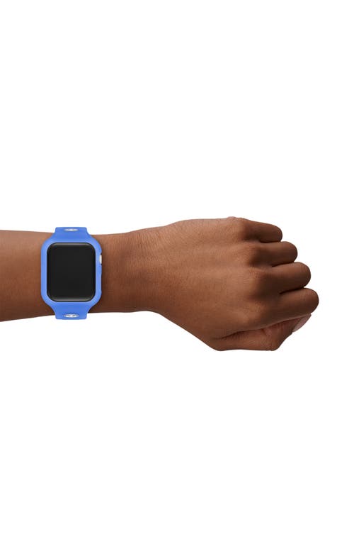 Tory Burch T Monogram Silicone Apple Watch® Watchband, 41mm In Blue