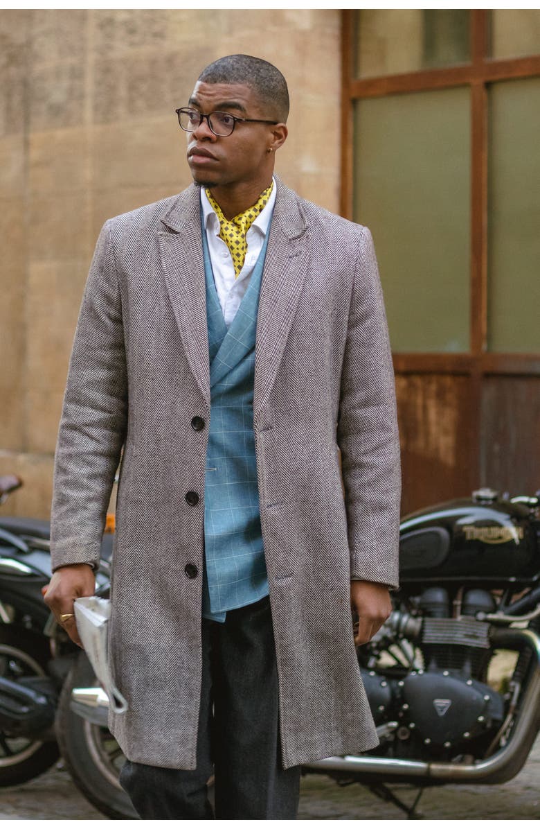 Elizabetta Corbara - Silk Ascot Cravat Tie for Men, Alternate, color, Yellow