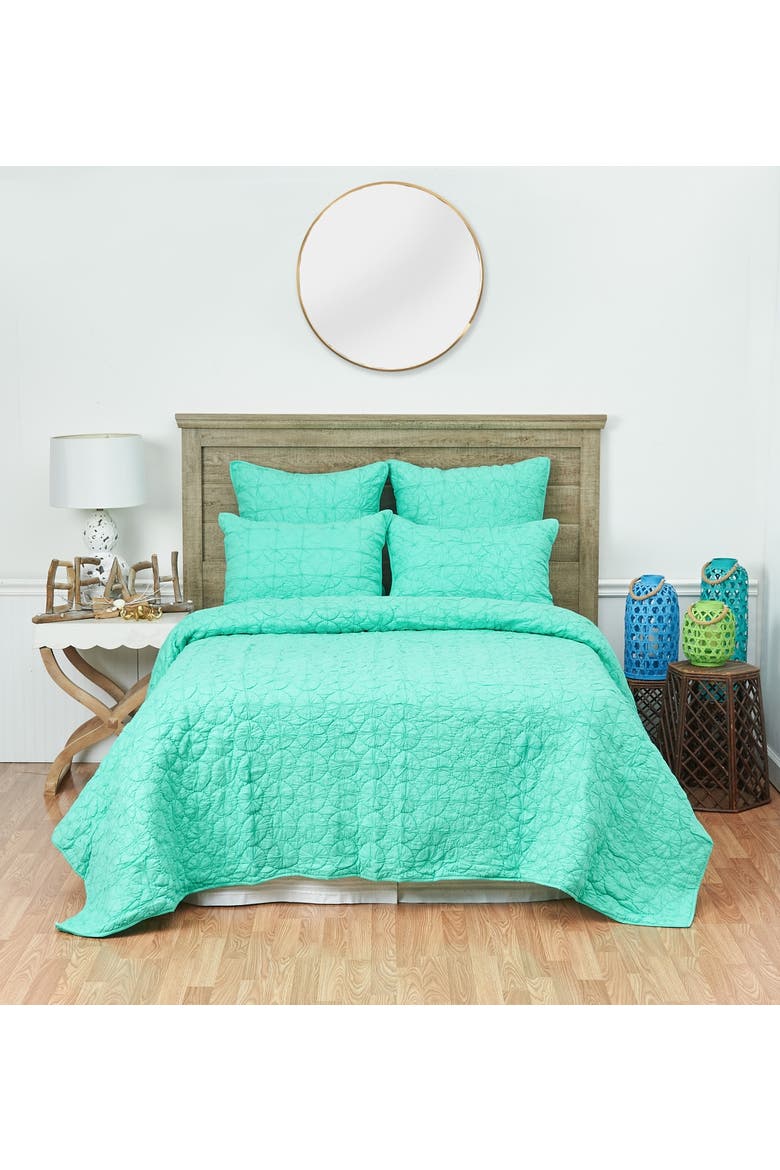 Mara Quilt Collection, Alternate, color, Green