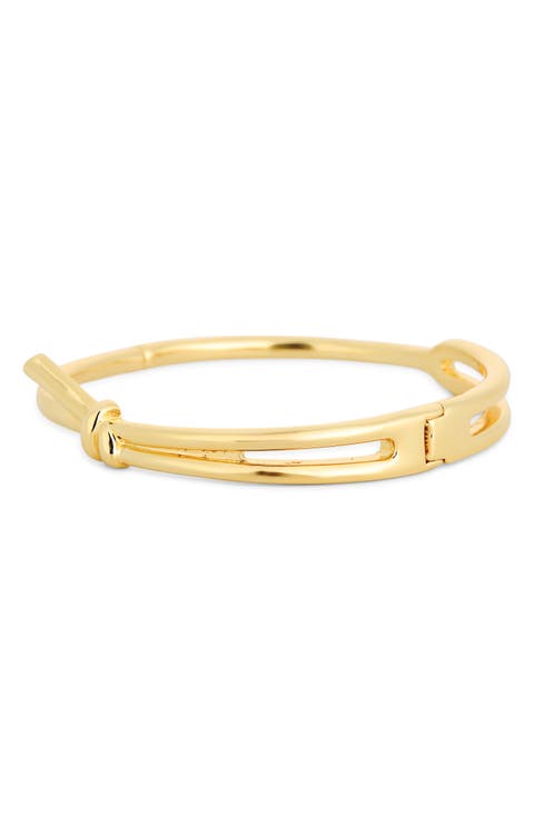 Demi Fine Knotted Bangle Bracelet
