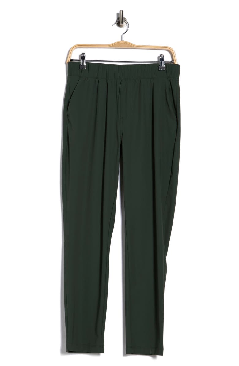90 DEGREE BY REFLEX Warp X Tapered Ankle Pants, Alternate, color, Midnight Moss