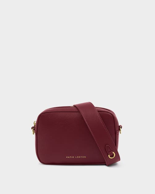 Katie Loxton Avery Small Crossbody Bag In Burgundy